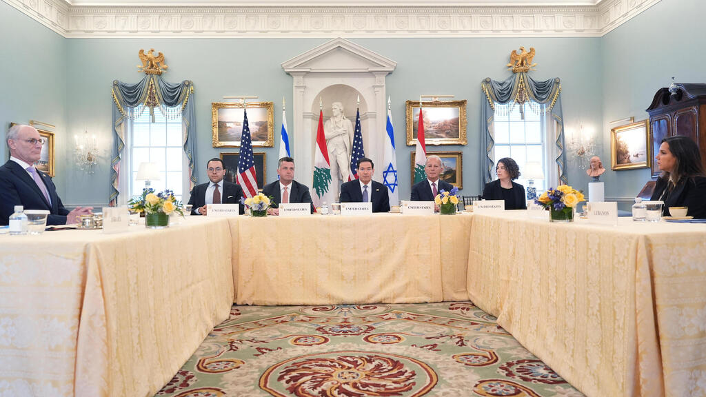 פגישת המשא ומתן בין שגרירת לבנון לשגריר ישראל בארה"ב