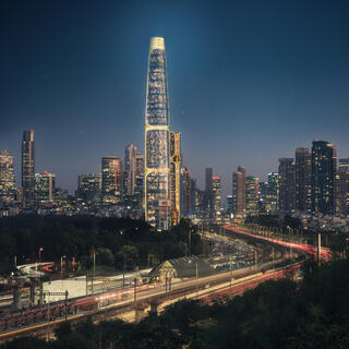 תוכנית להעצמת זכויות ותוספת קומות במתחם משולש הבורסה ברמת גן