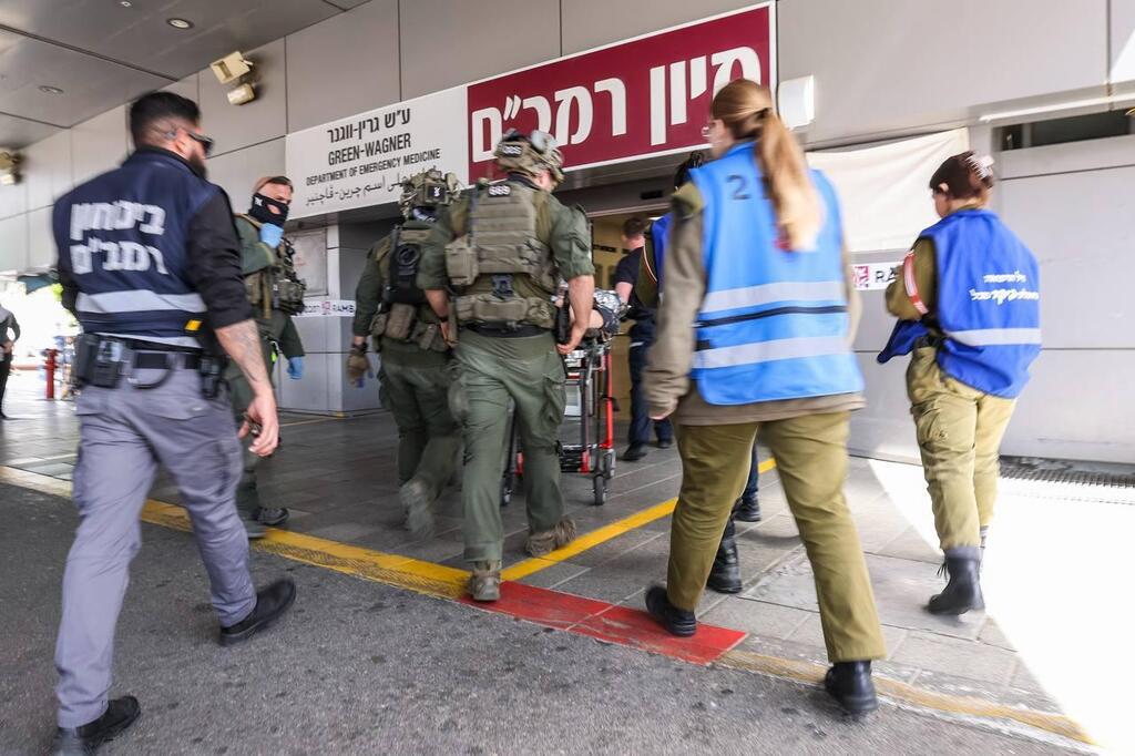 פנוי לוחמי צה"ל שנפצעו בלבנון לביה"ח רמב"ם 