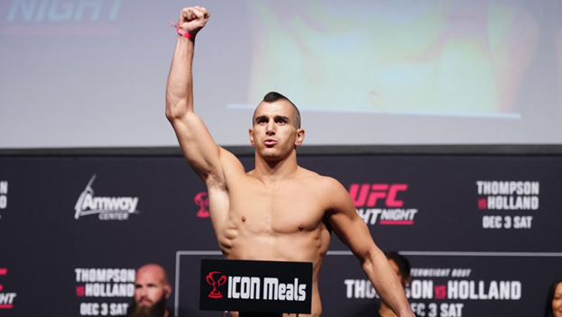 Israeli MMA fighter Natan Levy 