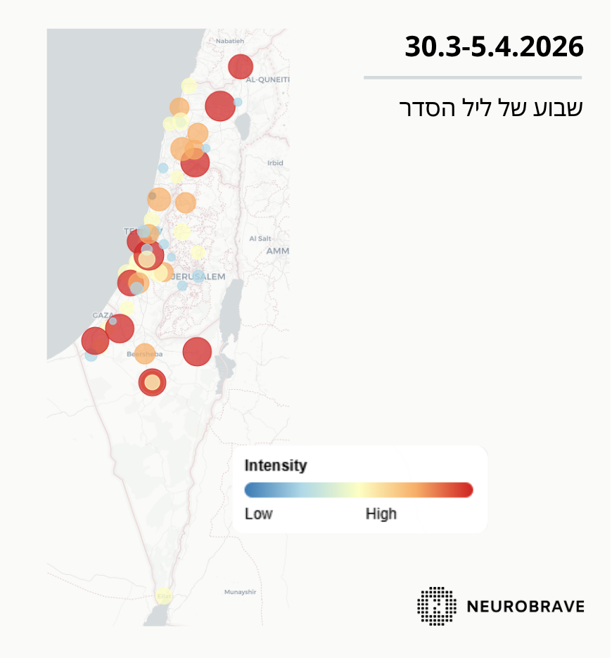 נתוני המתח לקראת ליל הסדר