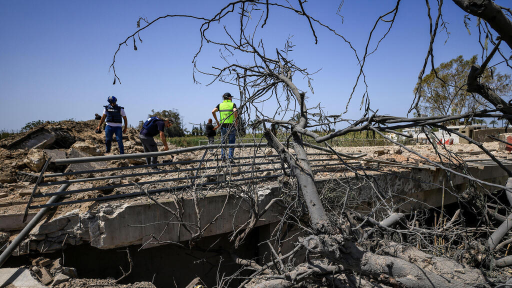 גשר אל קאסמיה לבנון אחרי תקיפה של צה"ל