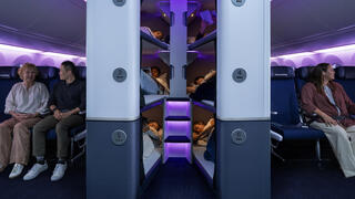 תאי שינה במחלקת תיירים 