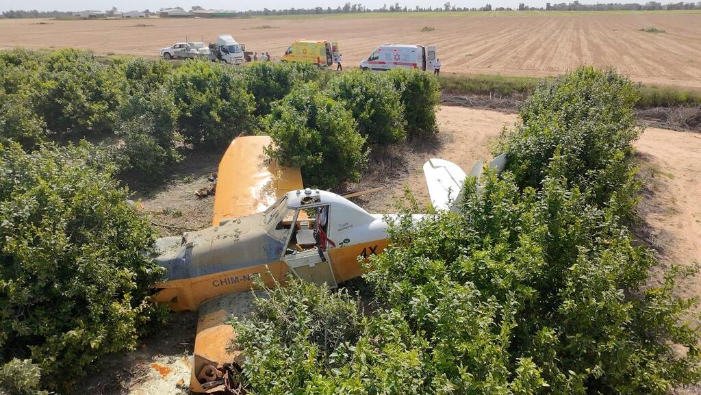 מטוס ריסוס התרסק בנגב