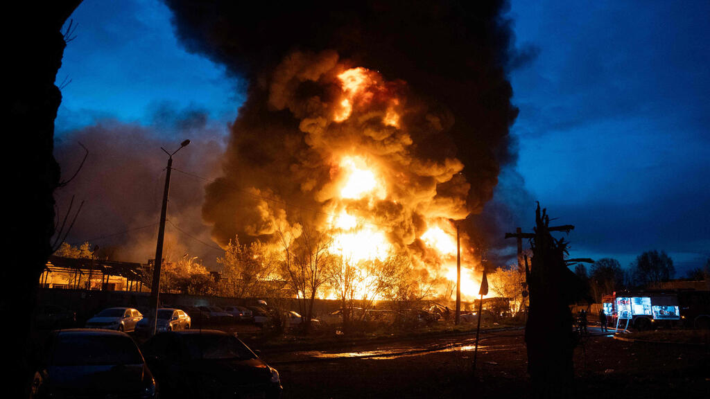 קייב  מתקפה של רוסיה על אוקראינה