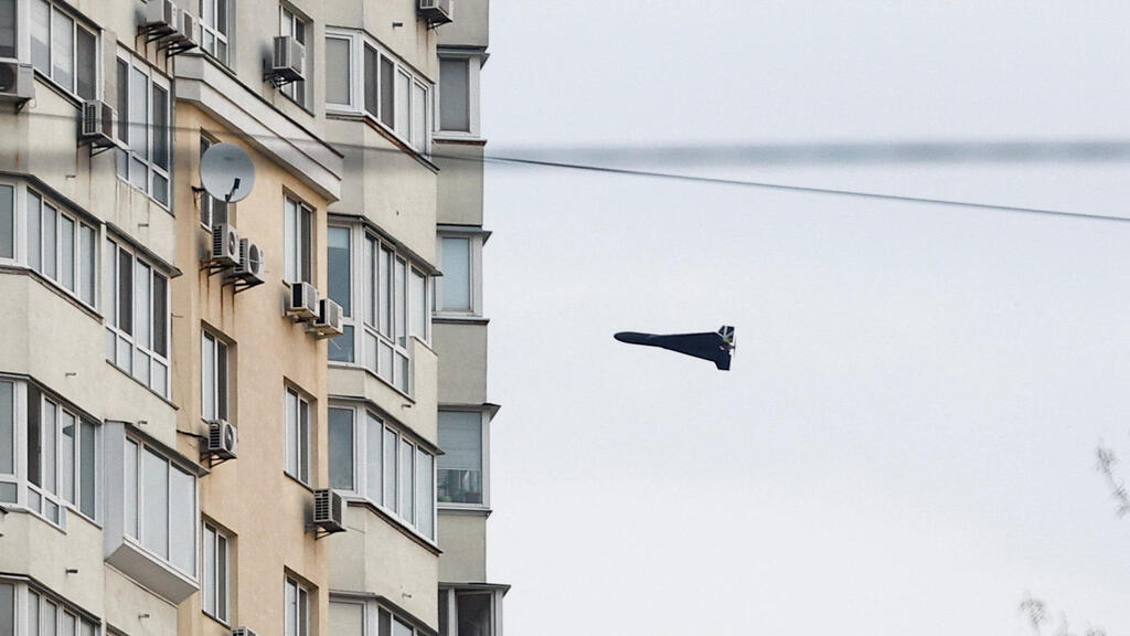 כטב"ם שאהד מדגם של איראן של רוסיה במתקפה על קייב אוקראינה