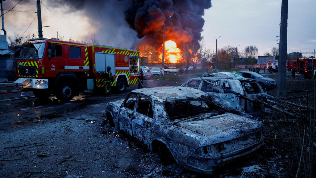 קייב  מתקפה של רוסיה על אוקראינה