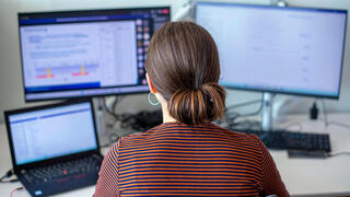 A high-tech programmer 