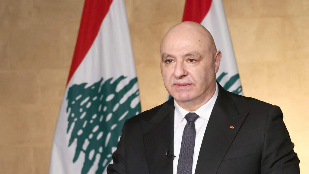 נשיא לבנון ג'וזף עאון