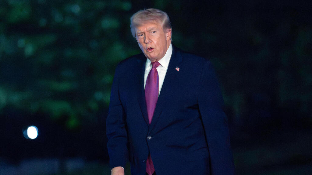 נשיא ארה"ב דונלד טראמפ בבית הלבן