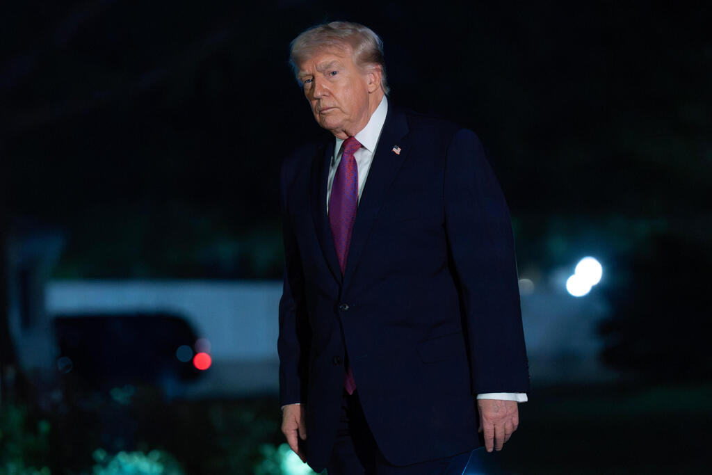 נשיא ארה"ב דונלד טראמפ בבית הלבן