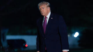 נשיא ארה"ב דונלד טראמפ בבית הלבן