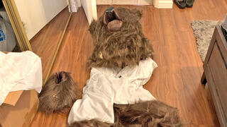  תחפושת הדוב ששימשה להונאה