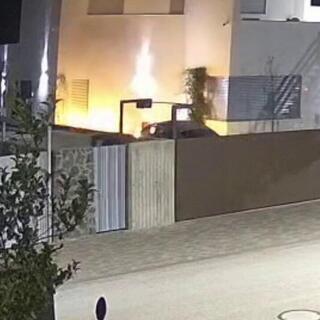 תיעוד מהצתת הרכב בראש פינה
