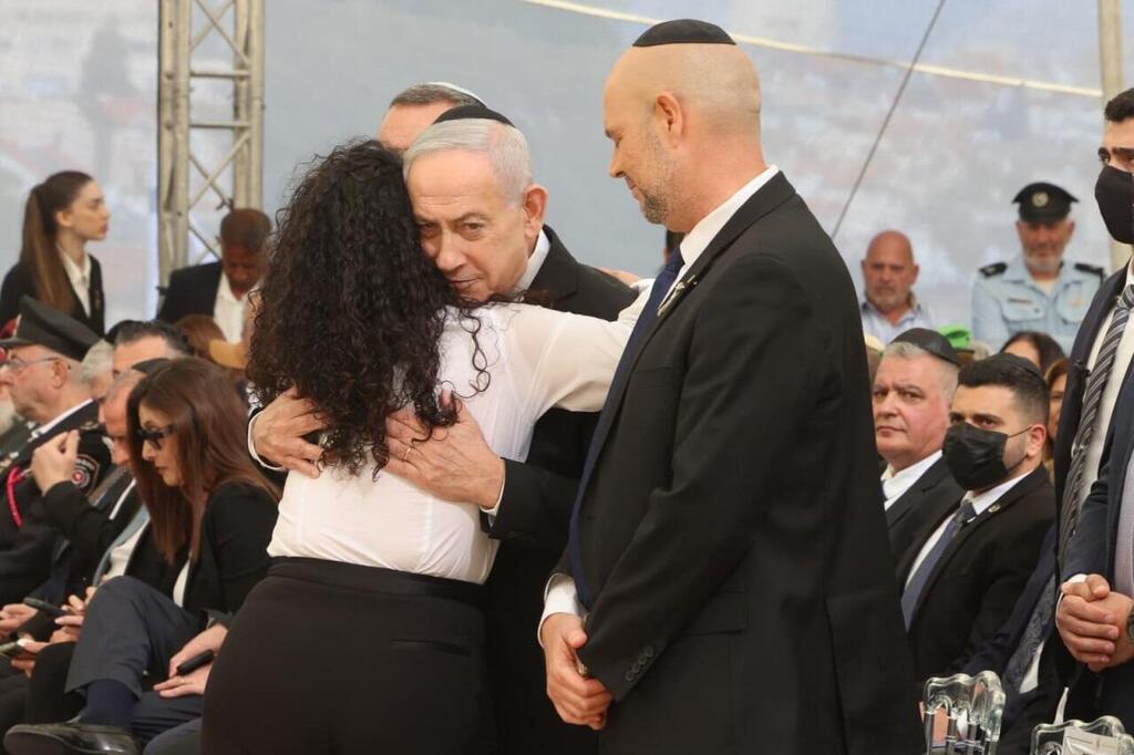 רה"מ בנימין נתניהו בטקס יום הזיכרון בבית יד לבנים