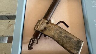 הנשק המאולתר שבנה עוזי אהרוני, ואיתו יצא למשימות הגנה על העמק