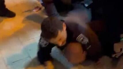 אלימות שוטרים בטדי אוהדי מכבי חיפה