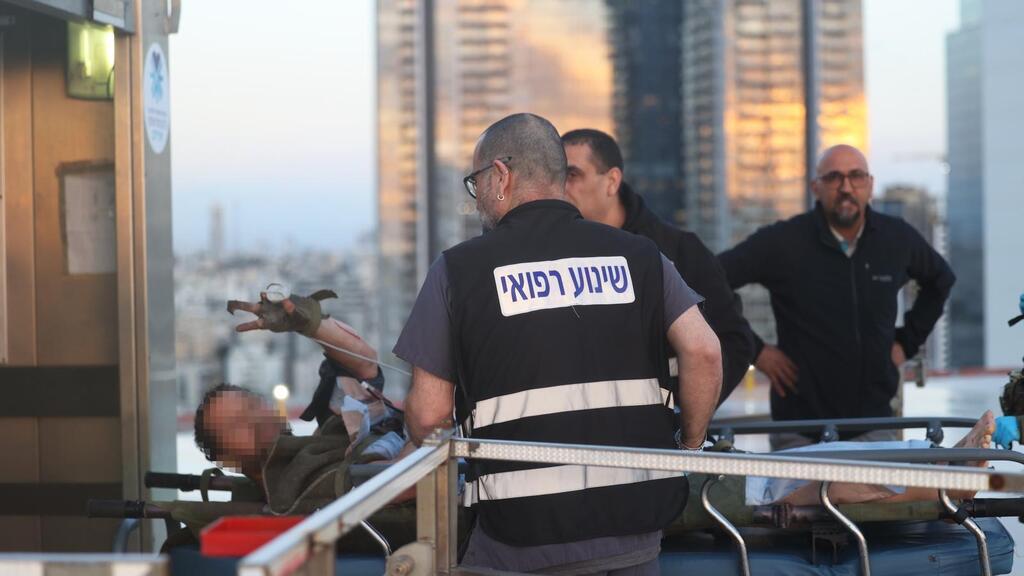 ח', לוחם צה"ל במילואים שנפצע בלבנון, עם נחיתת המסוק באיכילוב