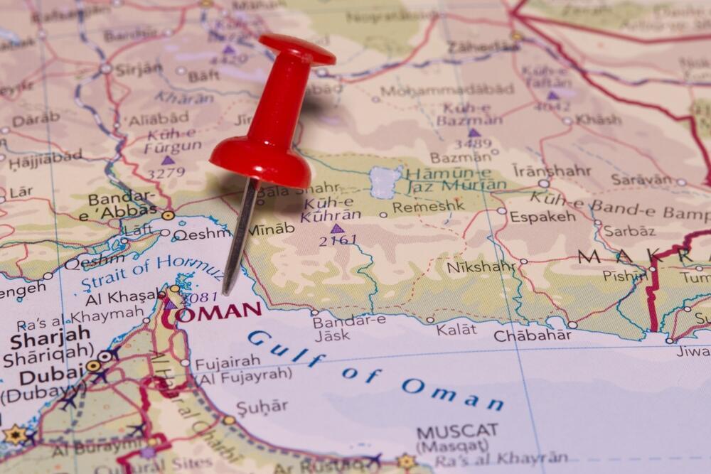 Ормузский пролив на карте 