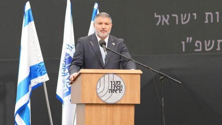 ראש השב"כ, דוד זיני, בטקס יום הזיכרון שהתקיים במטה השב"כ