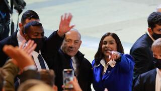 בנימין נתניהו ומירי רגב בטקס הדלקת המשואות | יום העצמאות ה-78 למדינת ישראל