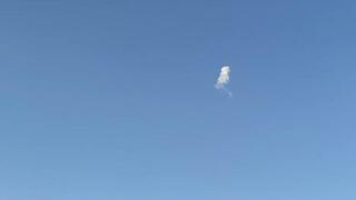 תיעוד: יירוט כטב"מ ששוגר מלבנון בשמי הגליל