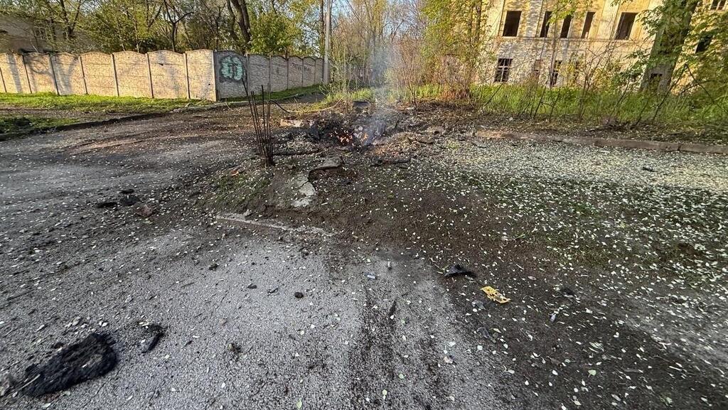 המקום שבו פגע הכטב"ם