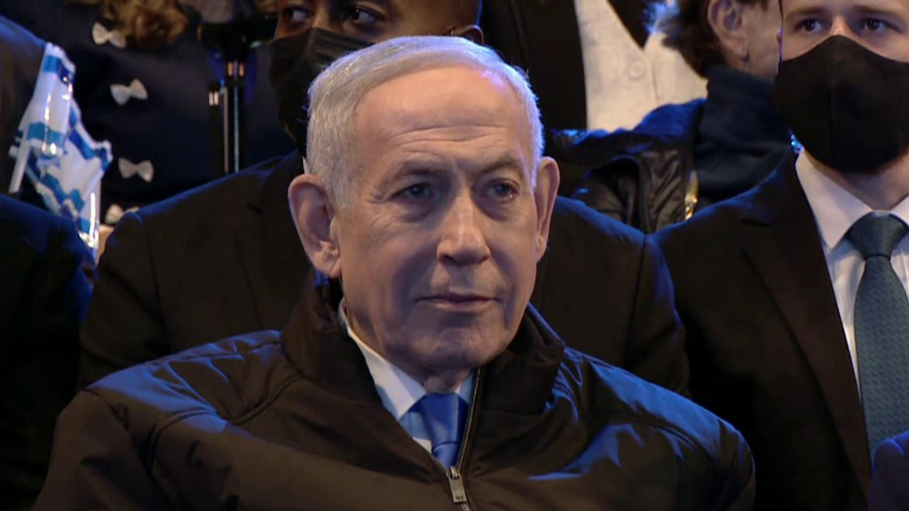 ראש הממשלה ורעייתו בטקס הדלקת המשואות