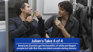 ג'וליאן קזבלנקס וכארים רחמה בתוכנית subway takes