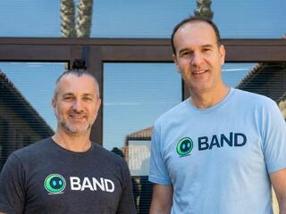 מימין:  ולאד לוזין ואריק גומנובסקיף מייסדי BAND