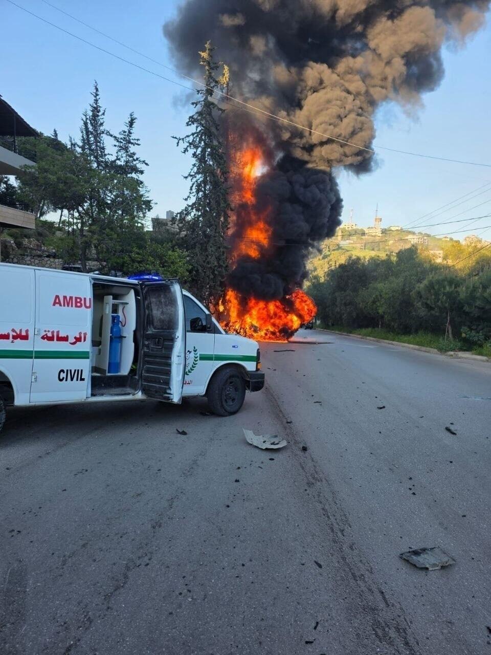 תקיפת רכב בדרום לבנון