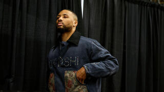 דמיאן לילארד במהלך משחק מספר 2 מול סן אנטוניו