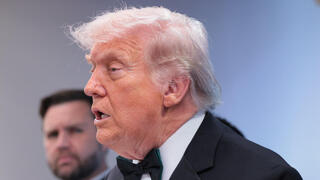 טראמפ במסיבת עיתונאים לאחר הירי בבית הלבן