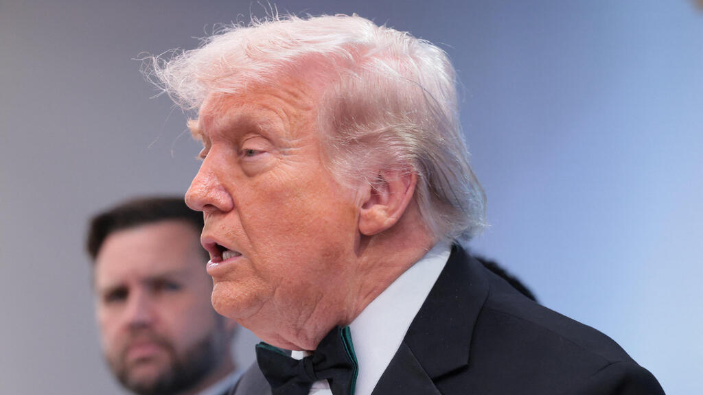 טראמפ במסיבת עיתונאים לאחר הירי בבית הלבן