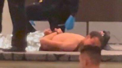 רגע מעצר החשוד