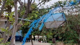 עפיפון מעזה אותר בקיבוץ נחל עוז