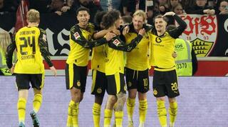 שחקני דורטמונד חוגגים