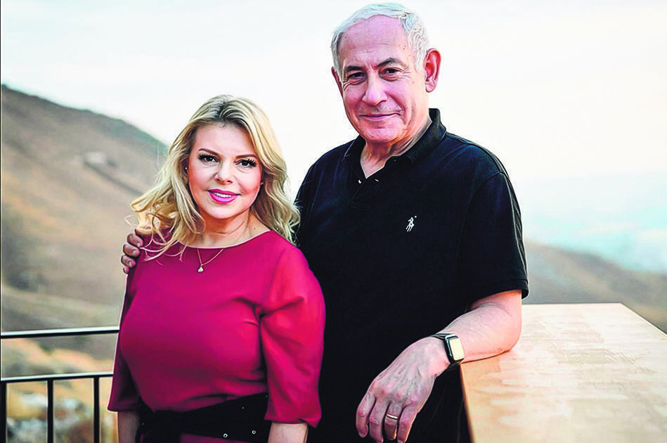 בנימין נתניהו ורעייתו (צילום: קובי אלקוצר, לע"מ. התמונה עברה עיבוד גרפי מטעם שרה נתניהו) בנימין ושרה נתניהו