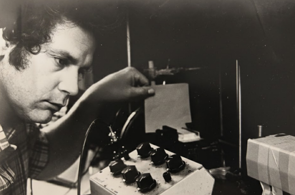 He later described the day he was accepted to the program as one of the happiest of his life. Tenne in the lab in the 1970s 