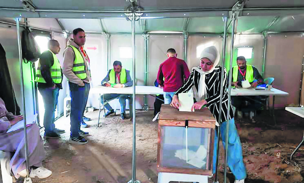 הבחירות המקומיות היחידות ברצועה, דיר אל־בלח, שבת
