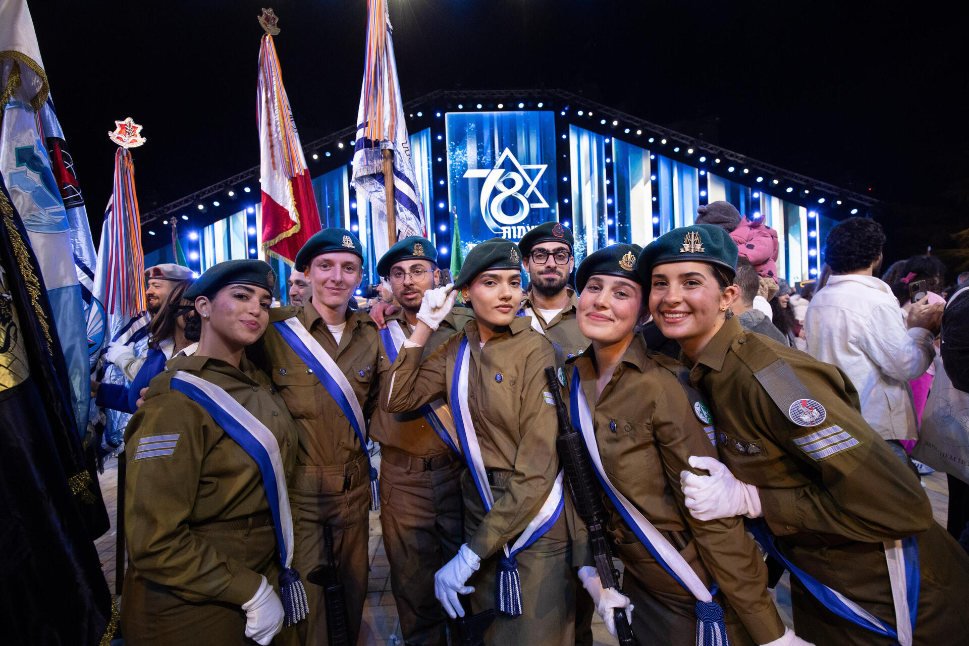 טקס הדלקת המשואות, יום העצמאות ה-78 למדינת ישראל 