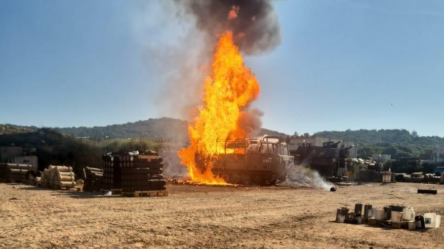 12 לוחמים נפצעו מפגיעה ישירה של רחפן נפץ, חיזבאללה שיגר טיל והפיל כטב"ם