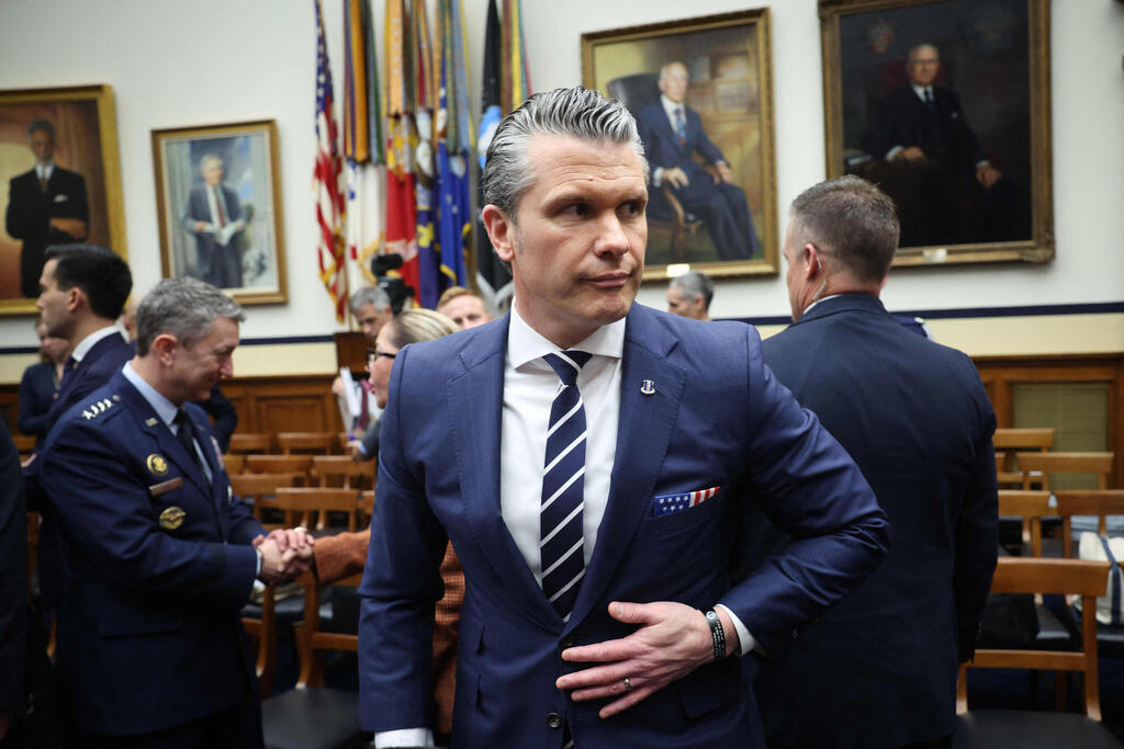  Secretary of Defense Pete Hegseth departs after testifying before the House Armed Services Committee 