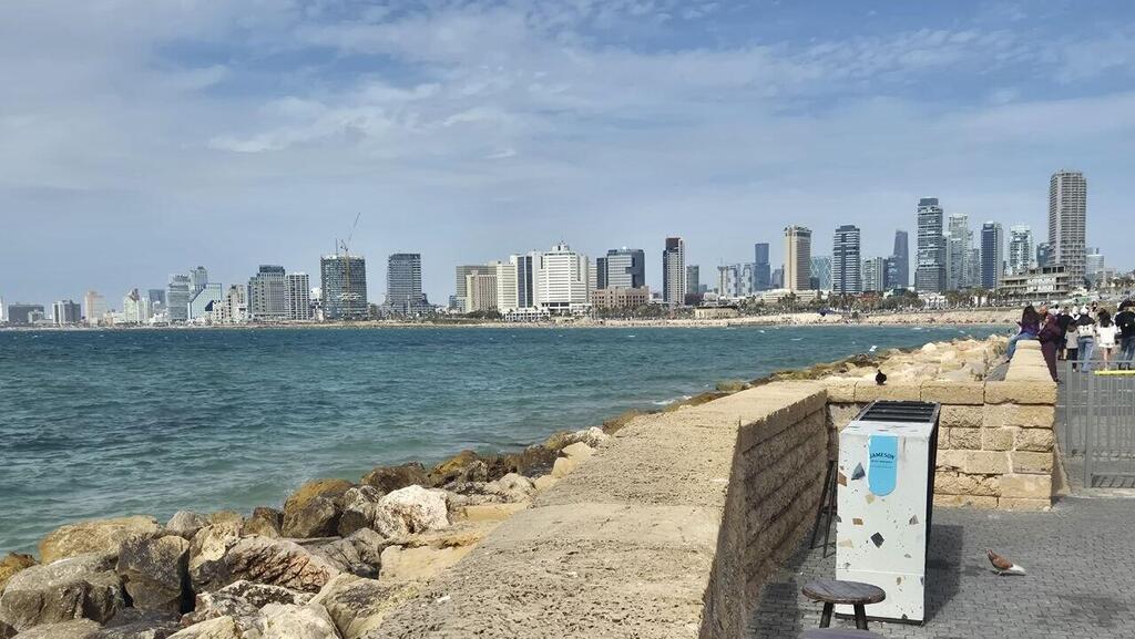 Clouds over Jaffa Port (Photo: Motti Kimchi) נמל יפו