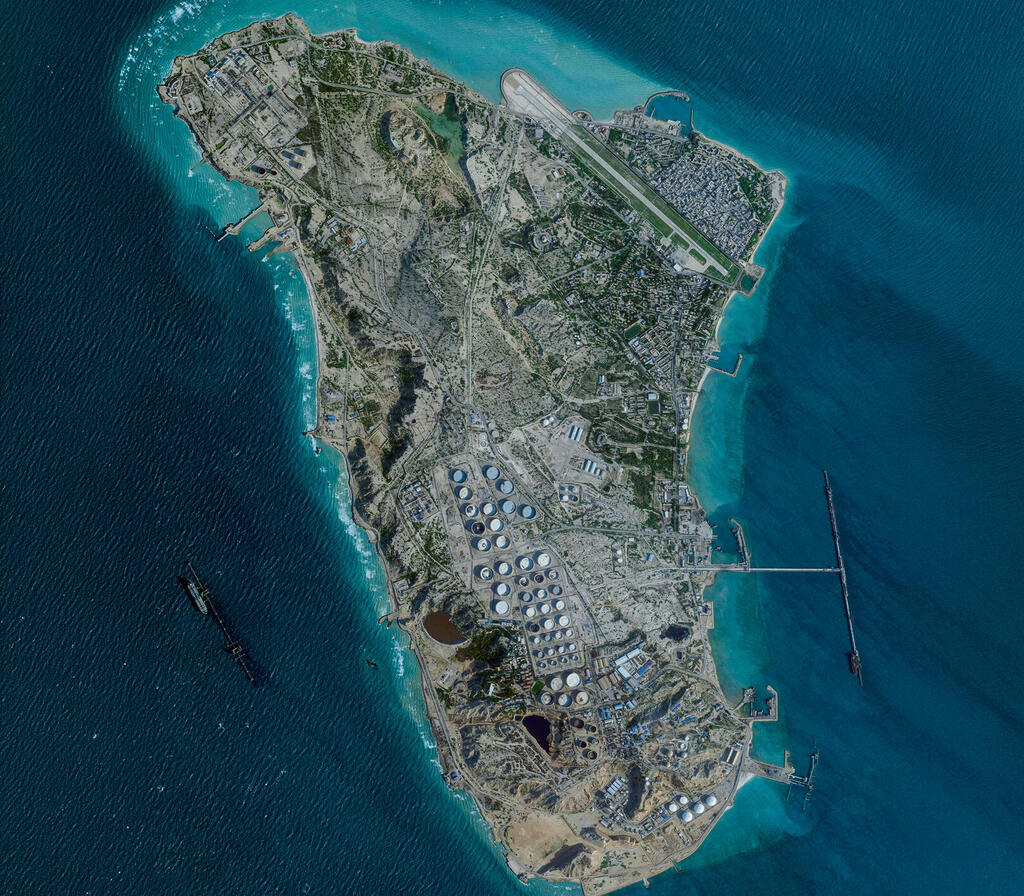 Iran's main oil port Kharg Island 