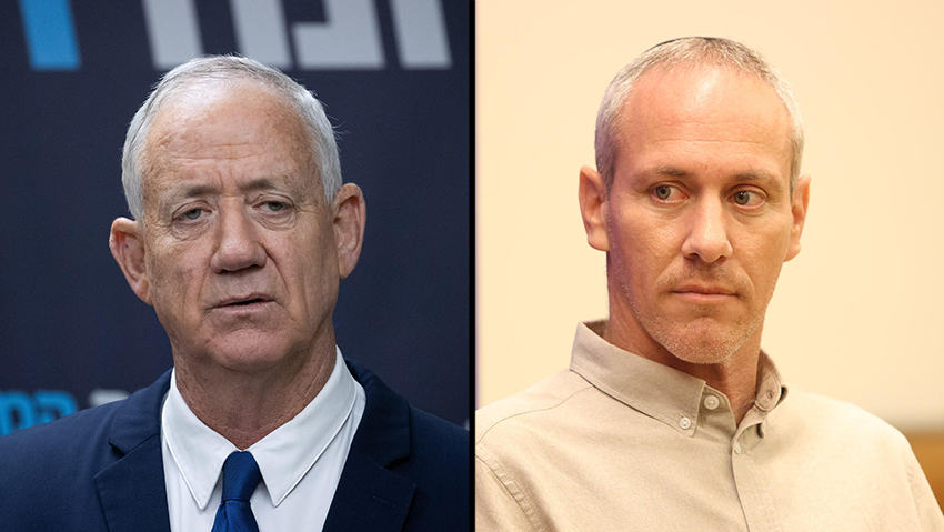 טרופר הודיע לגנץ: עוזב את כחול לבן