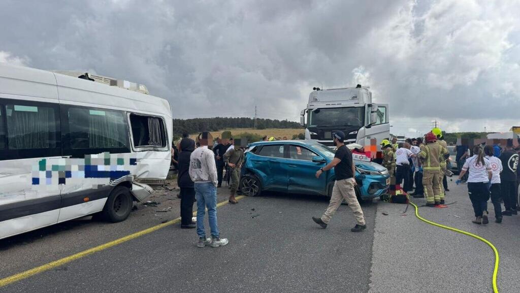 7 הרוגים מחצות: שלוש נשים נהרגו בתאונת דרכים קטלנית בגליל התחתון