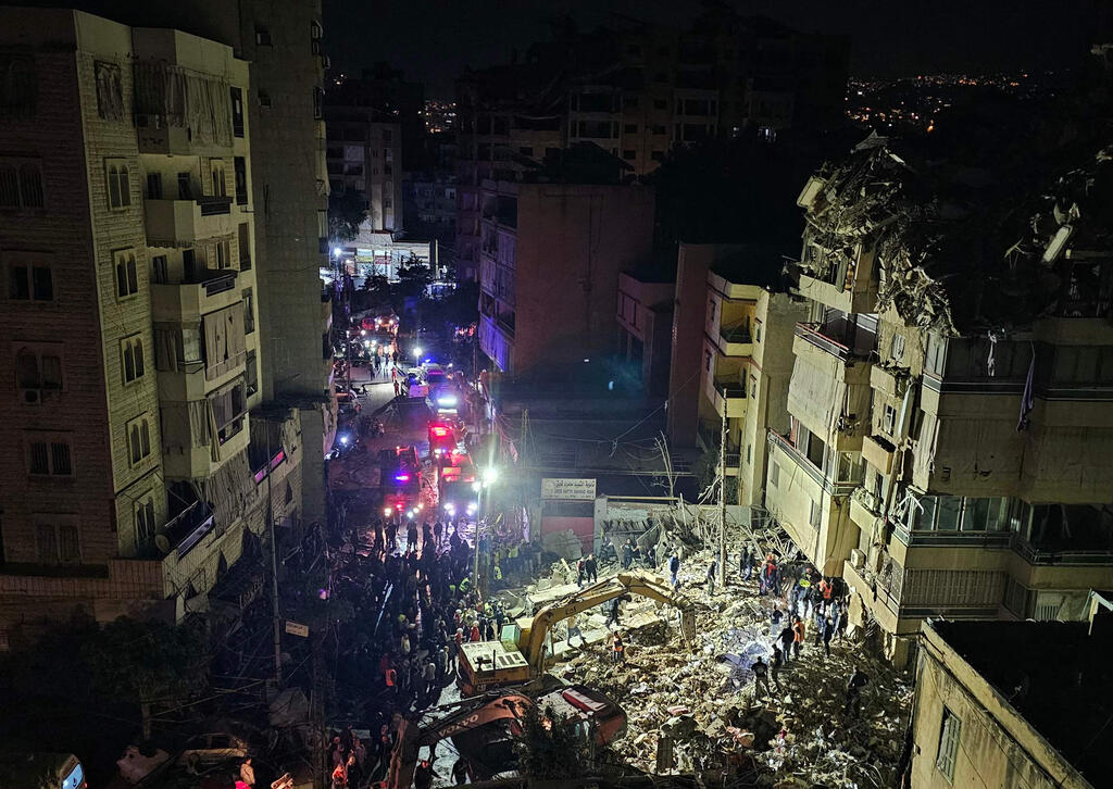 Pressure to increase attacks on Lebanon, particularly Beirut (Photo: AFP) פגיעה בביירות בלבנון