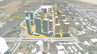 תוכנית האדסון יארדס מעל המטרו ראשון לציון