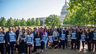 Christian and Jewish leaders from over 35 states participate in over 100 congressional meetings on Capitol Hill 